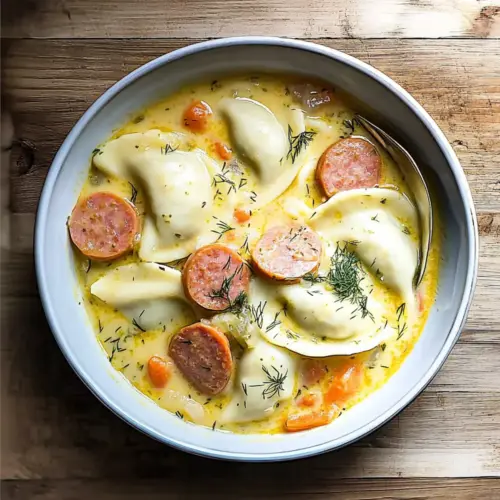 Pierogi Dill Soup