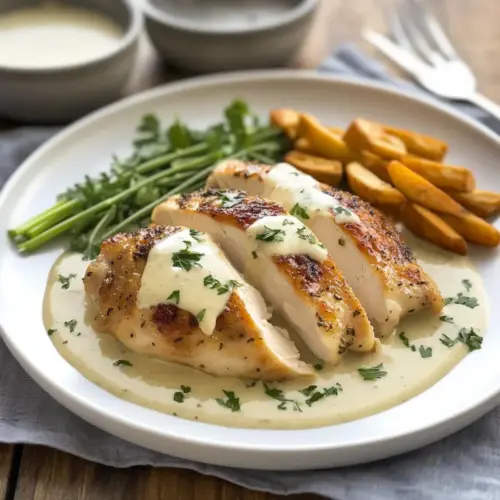 Chicken in White Wine Sauce