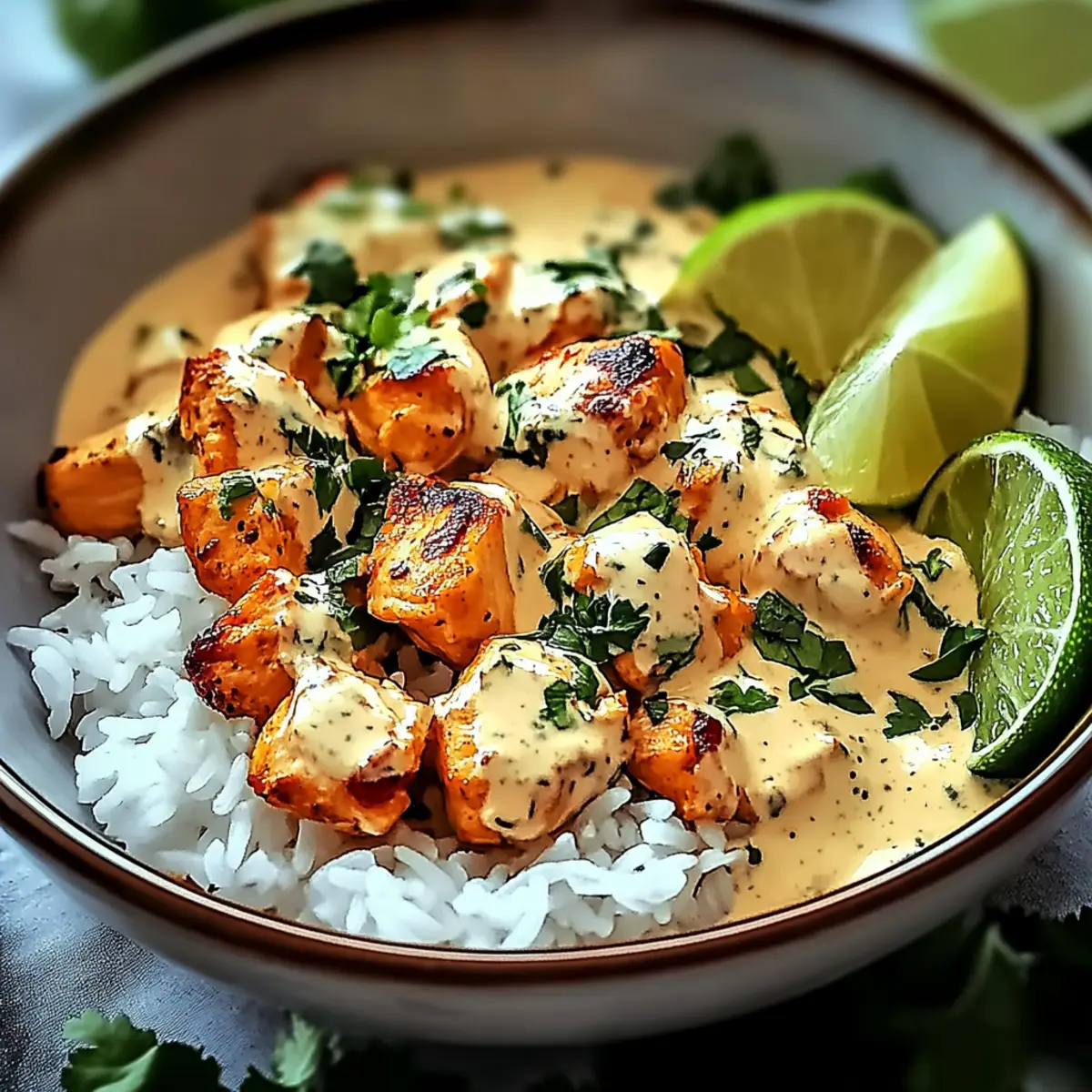 Coconut Chicken Rice Bowl