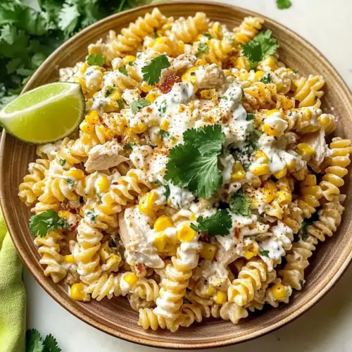Elote Pasta Salad Greek Yogurt