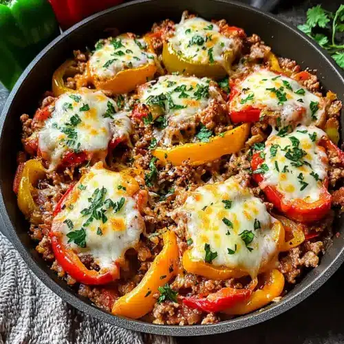 Unstuffed Pepper Skillet