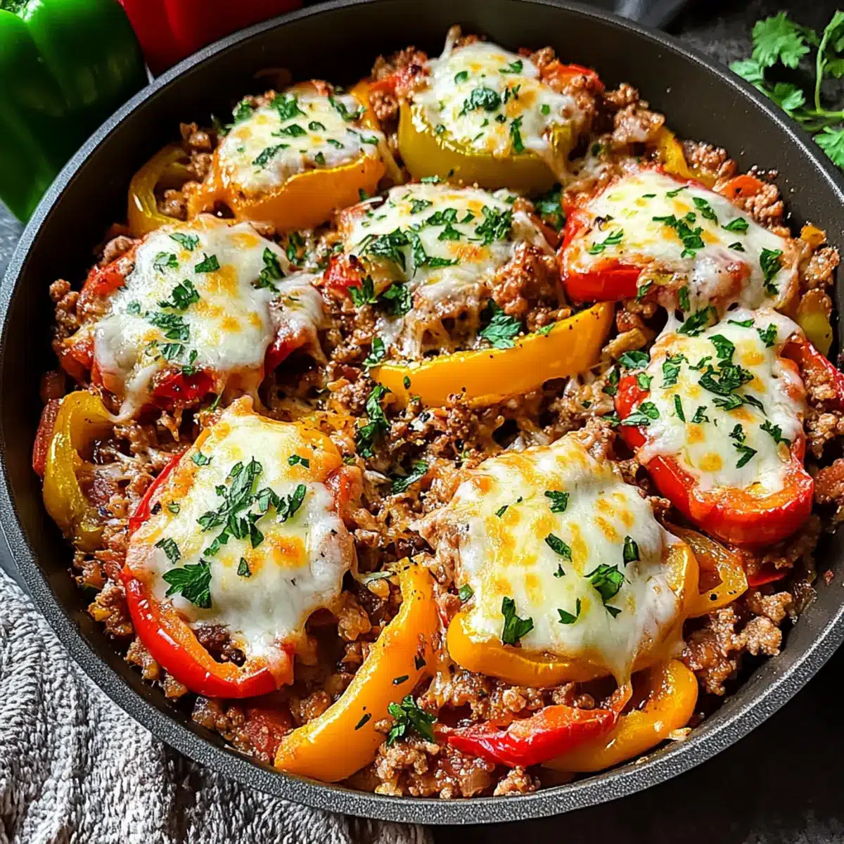 Unstuffed Pepper Skillet
