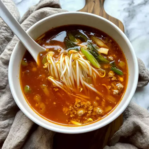 Tomato Enoki Mushroom Soup