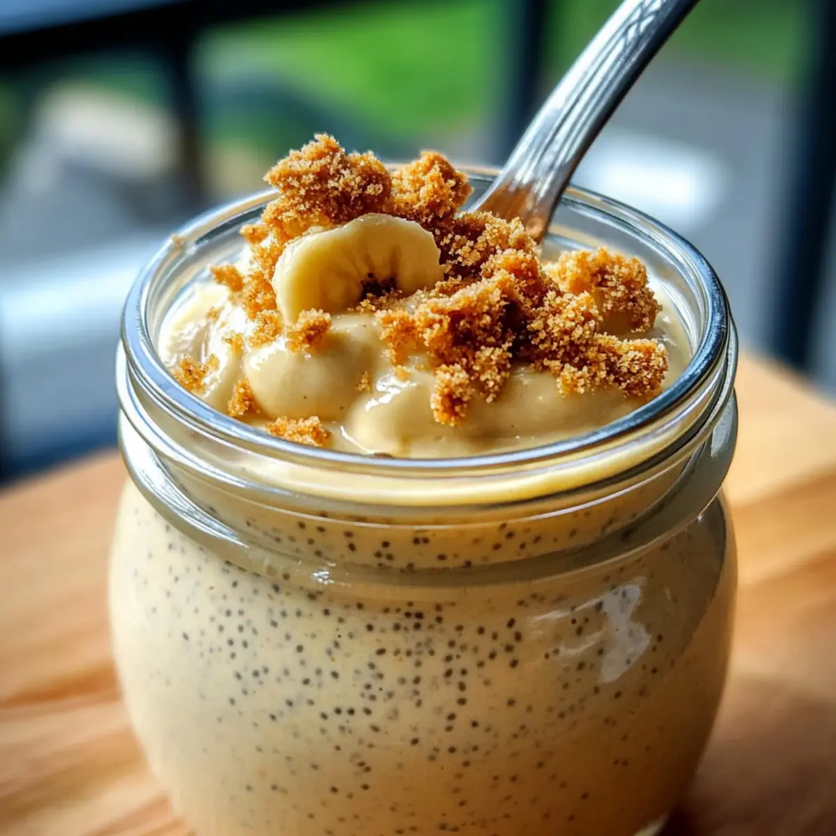 Magical Banana Cream Pie Blended Chia Pudding