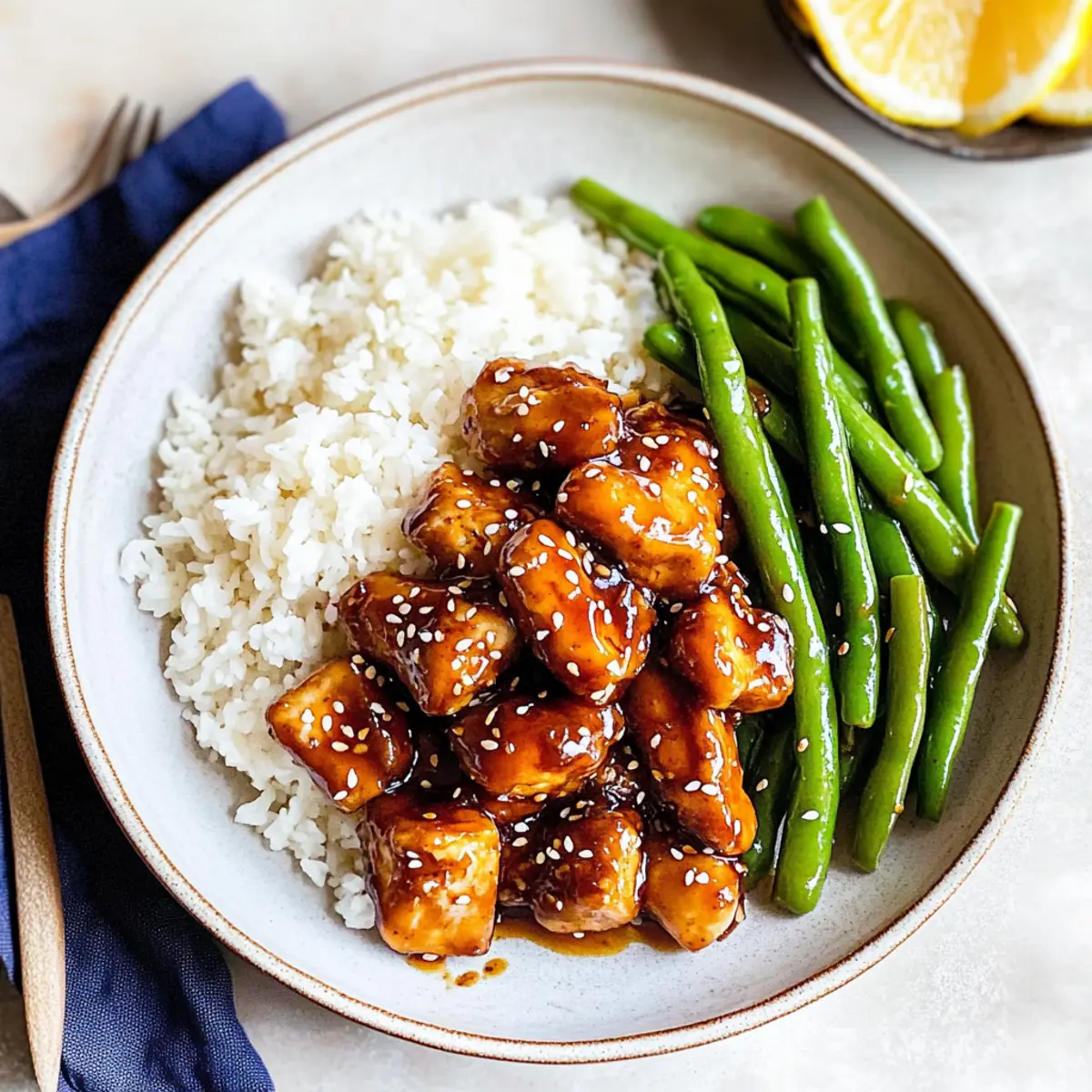 Healthy Sesame Chicken