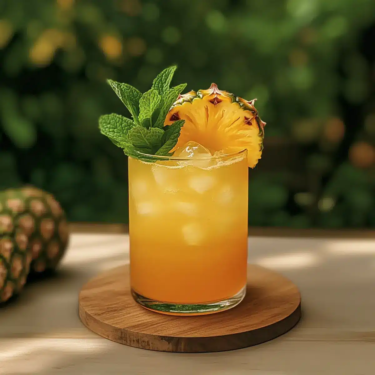 Pineapple Ginger Beer Mocktail