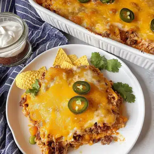 Easy Ground Beef Taco Casserole