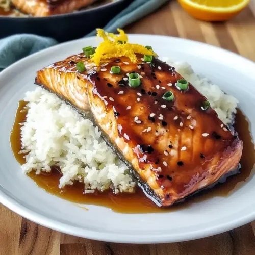 Orange Teriyaki Salmon