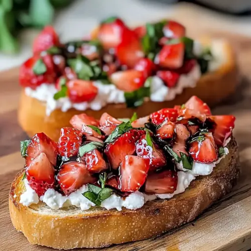 Strawberry Ricotta Bruschetta