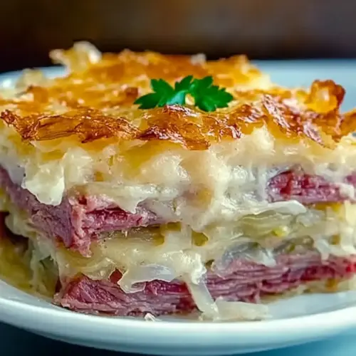 Keto Reuben Casserole