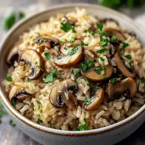 Mushroom Rice