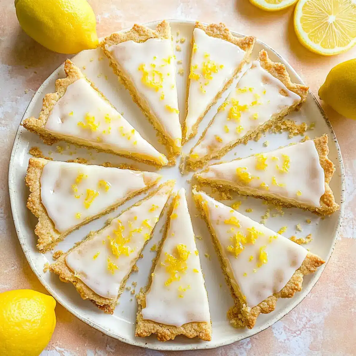 Easy Lemon Shortbread Cookies