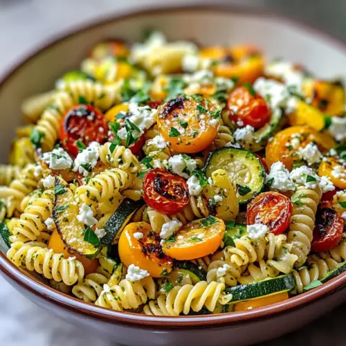Herbed Pasta Salad with Roasted Veggies