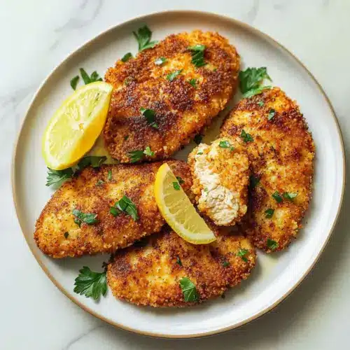 Crispy Breaded Chicken Cutlets