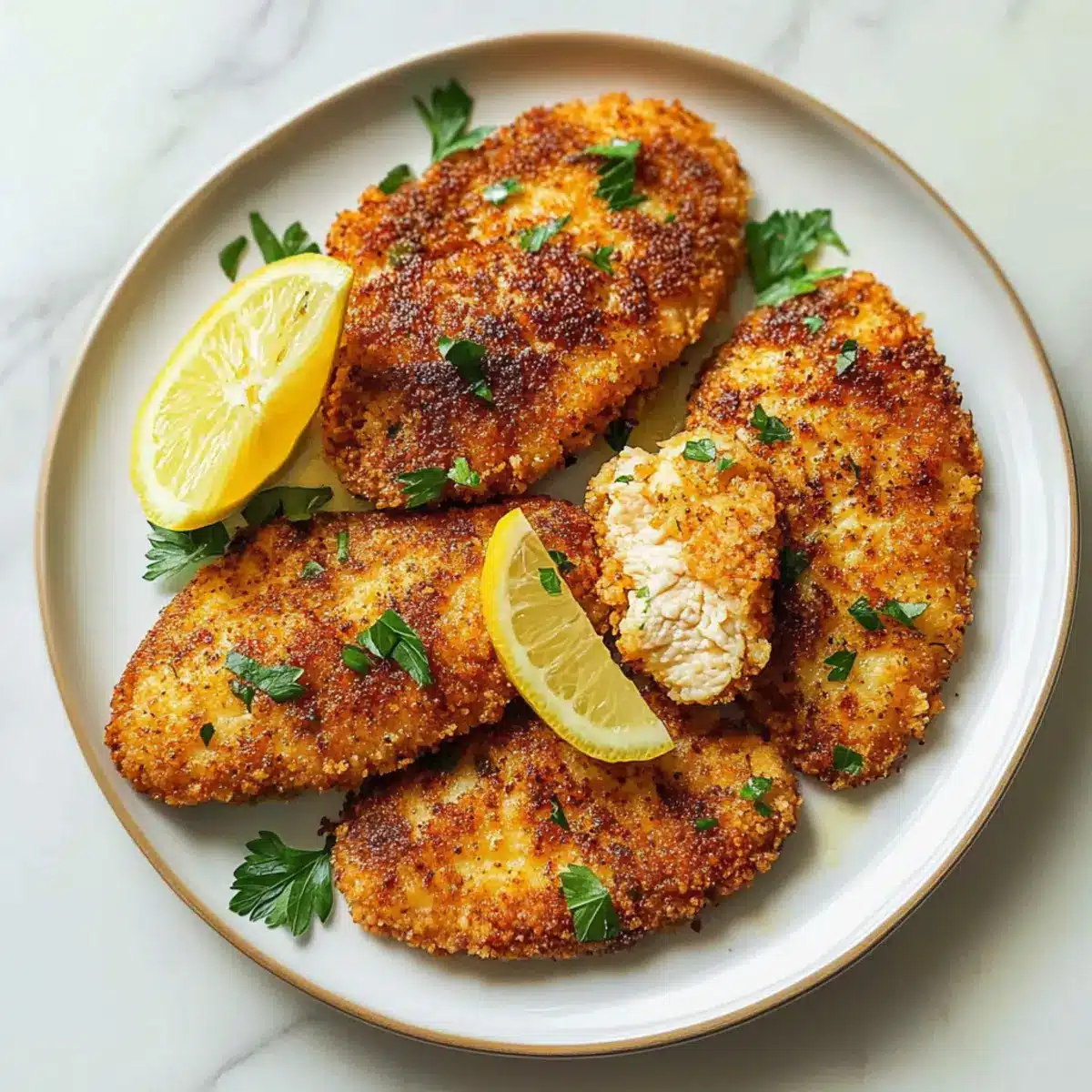 Crispy Breaded Chicken Cutlets