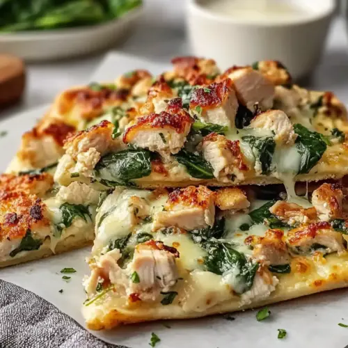 Chicken Spinach Flatbread