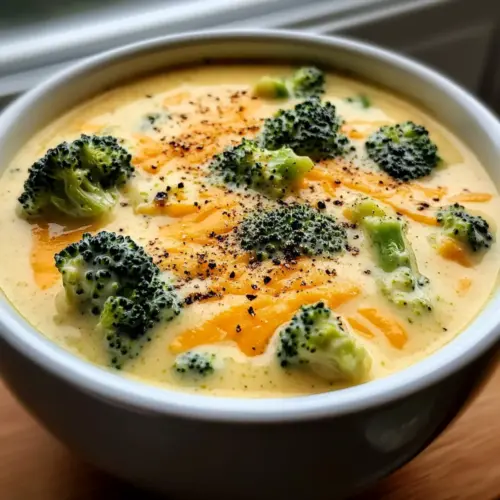 Creamy Panera Broccoli Cheese Soup