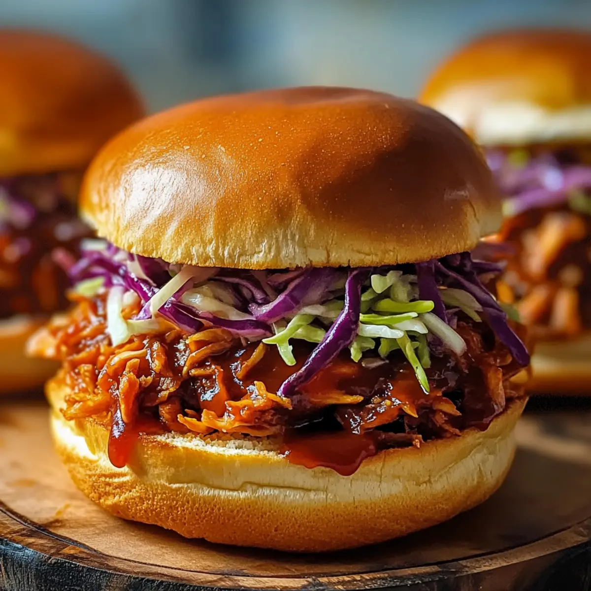 BBQ Jackfruit Sandwiches (vegan)