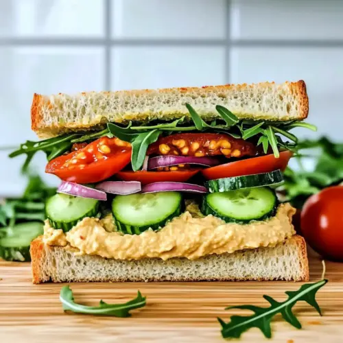 Mediterranean Veggie Sandwich