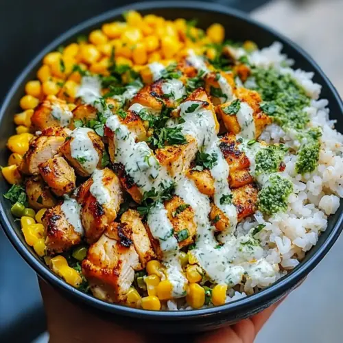 Healthy Street Corn Chicken Bowl