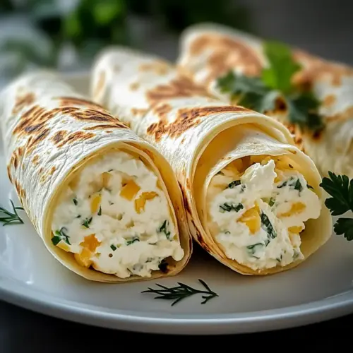 Quick 2-Ingredient Cottage Cheese Wraps