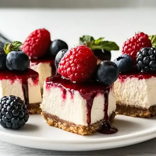 No-Bake Cheesecake Bites
