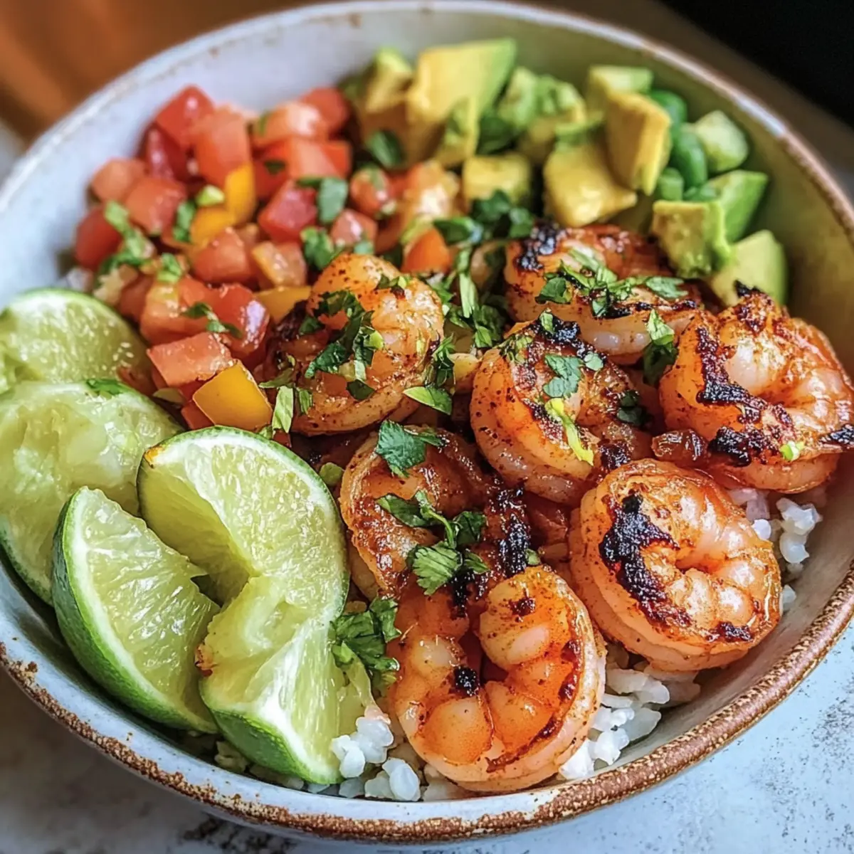 Chipotle Lime Shrimp Bowl