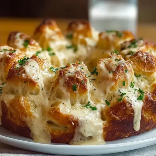 Chicken Alfredo Monkey Bread