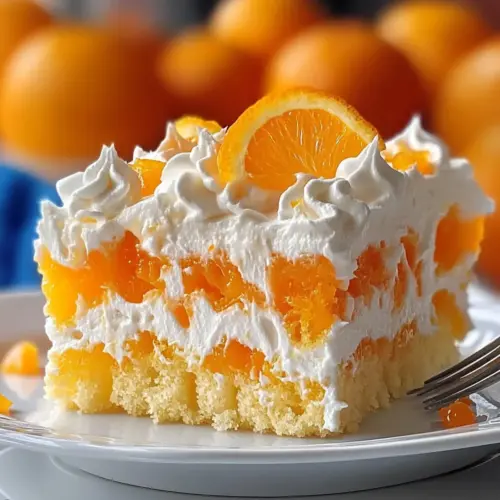 Orange Crush Poke Cake