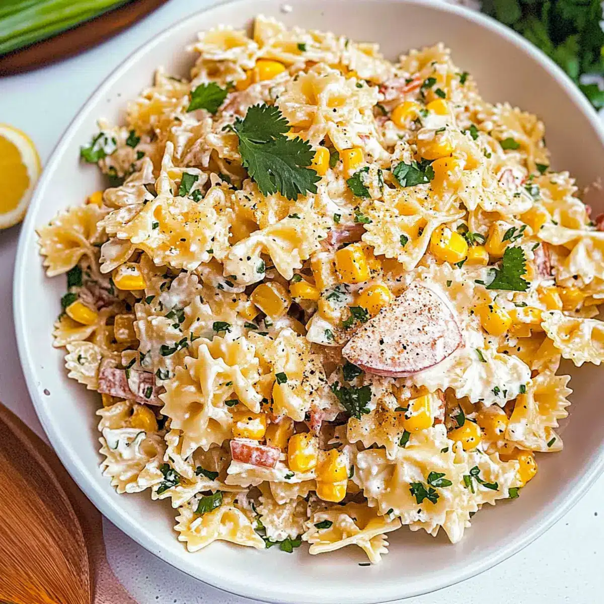 20-Minute Elote Pasta Salad