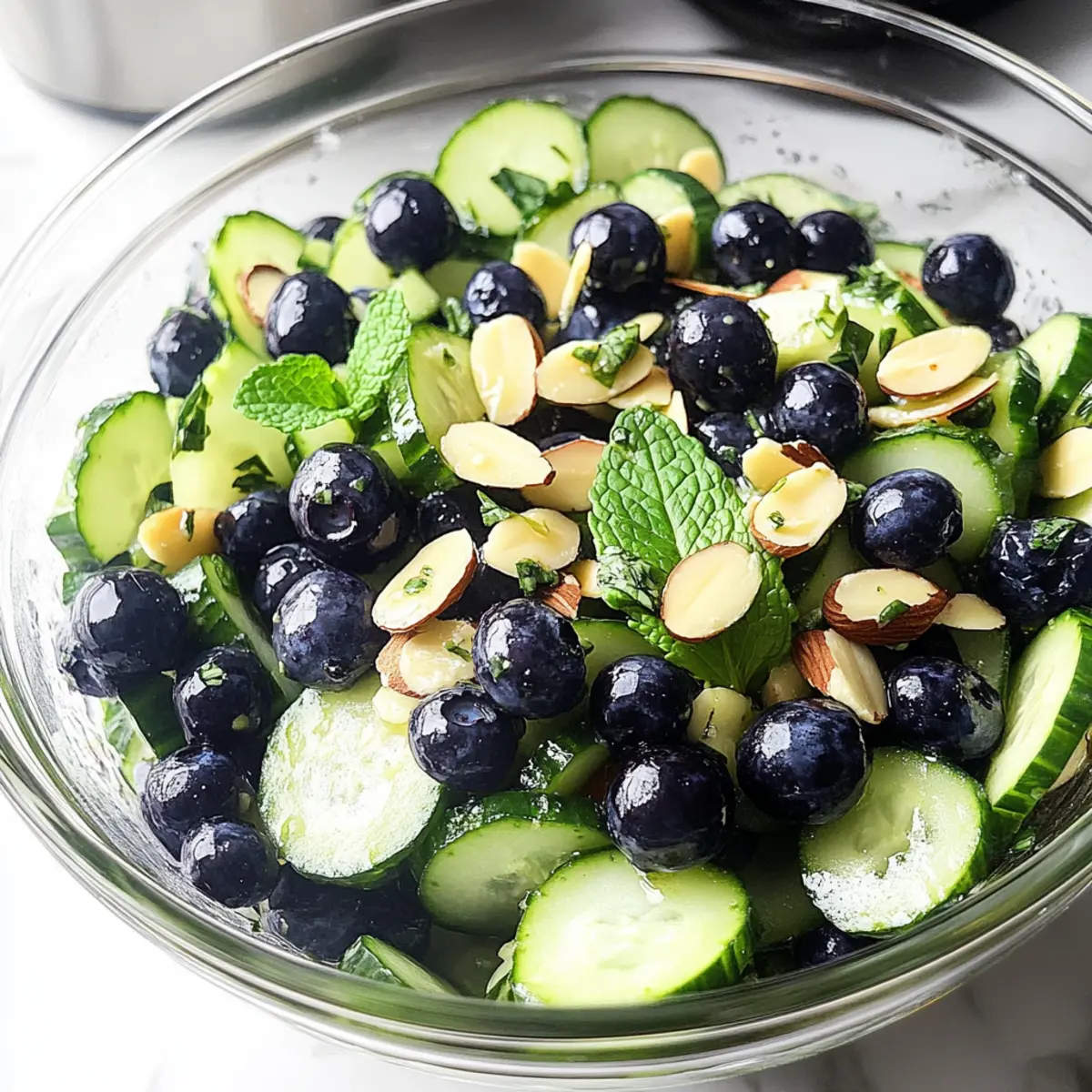 Cucumber Blueberry Salad