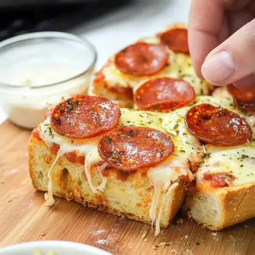 Pepperoni French Bread Pizza