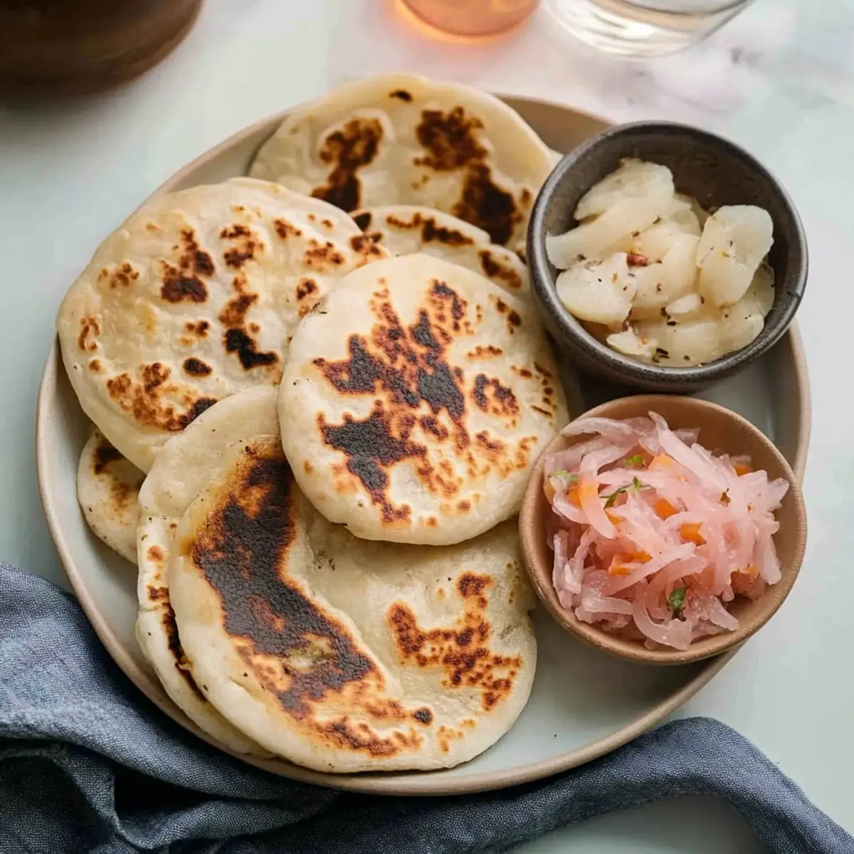 Pupusas with Curtido