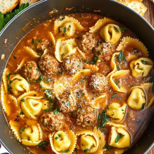 Tortellini Meatball Soup