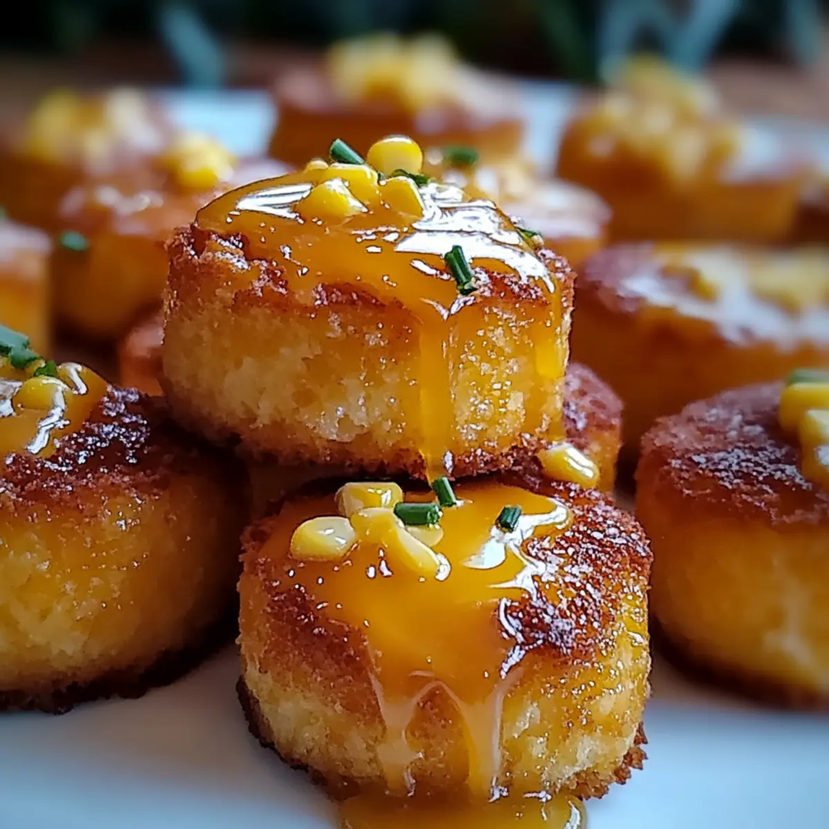 Southern-Style Honey Butter Cornbread Poppers
