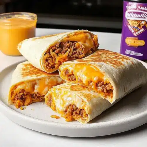 Copycat Taco Bell Grilled Cheese Burrito