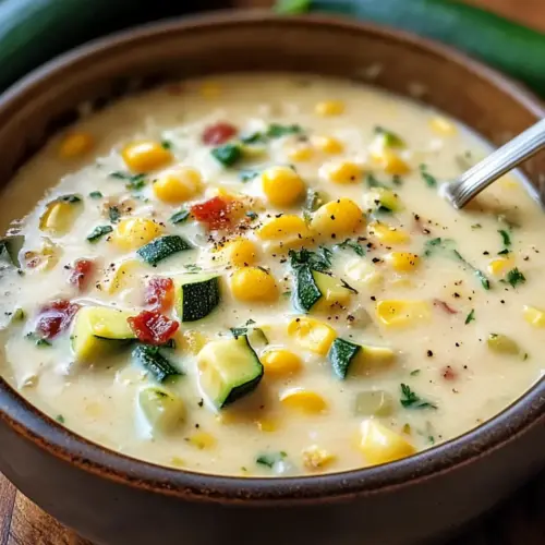 Summer Corn and Zucchini Chowder