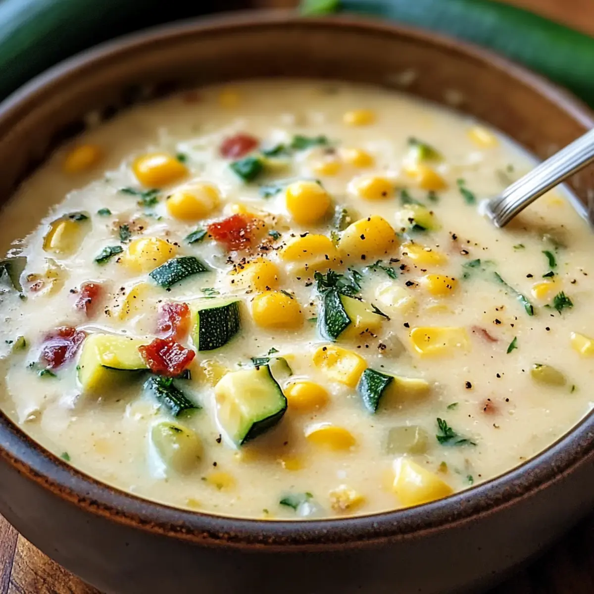 Summer Corn and Zucchini Chowder