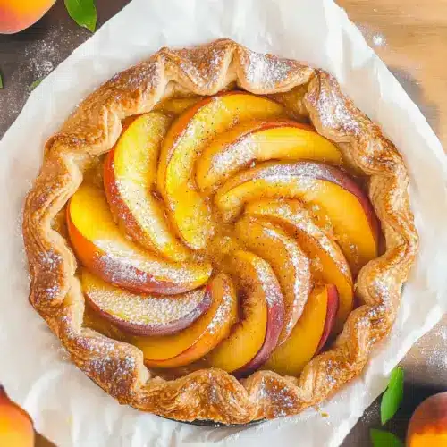 Easy Peach Galette