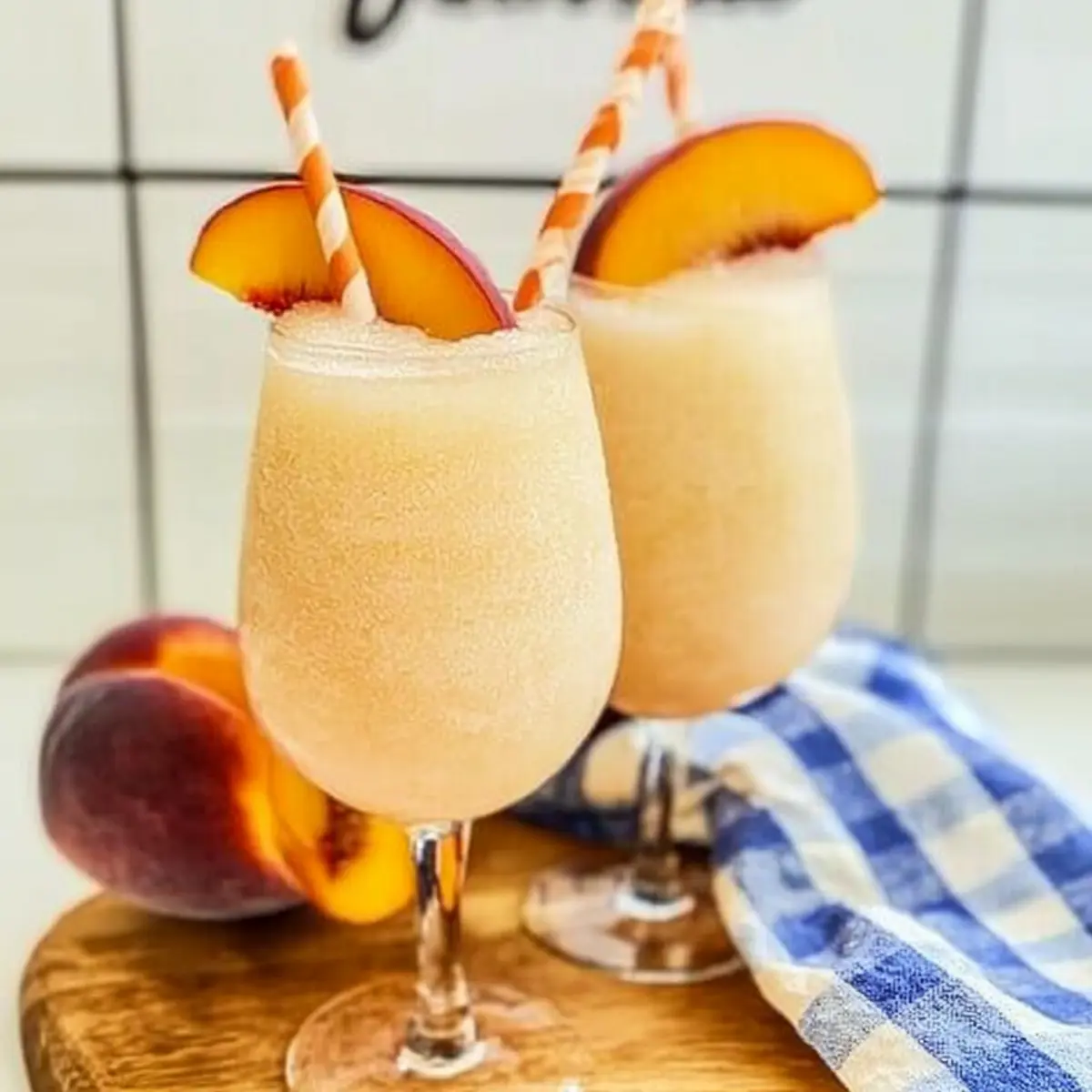 Peach Wine Slushies