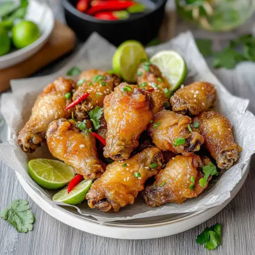Vietnamese Fish Sauce Chicken Wings
