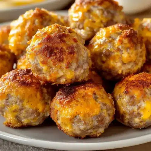 3-Ingredient Bisquick Sausage Balls