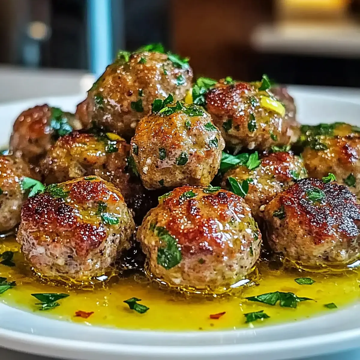 Greek Meatballs in Lemon Sauce