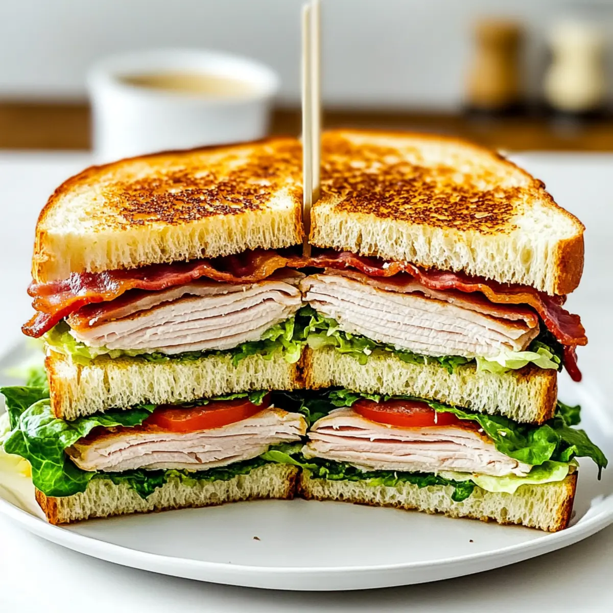 Easy Turkey Club Sandwich