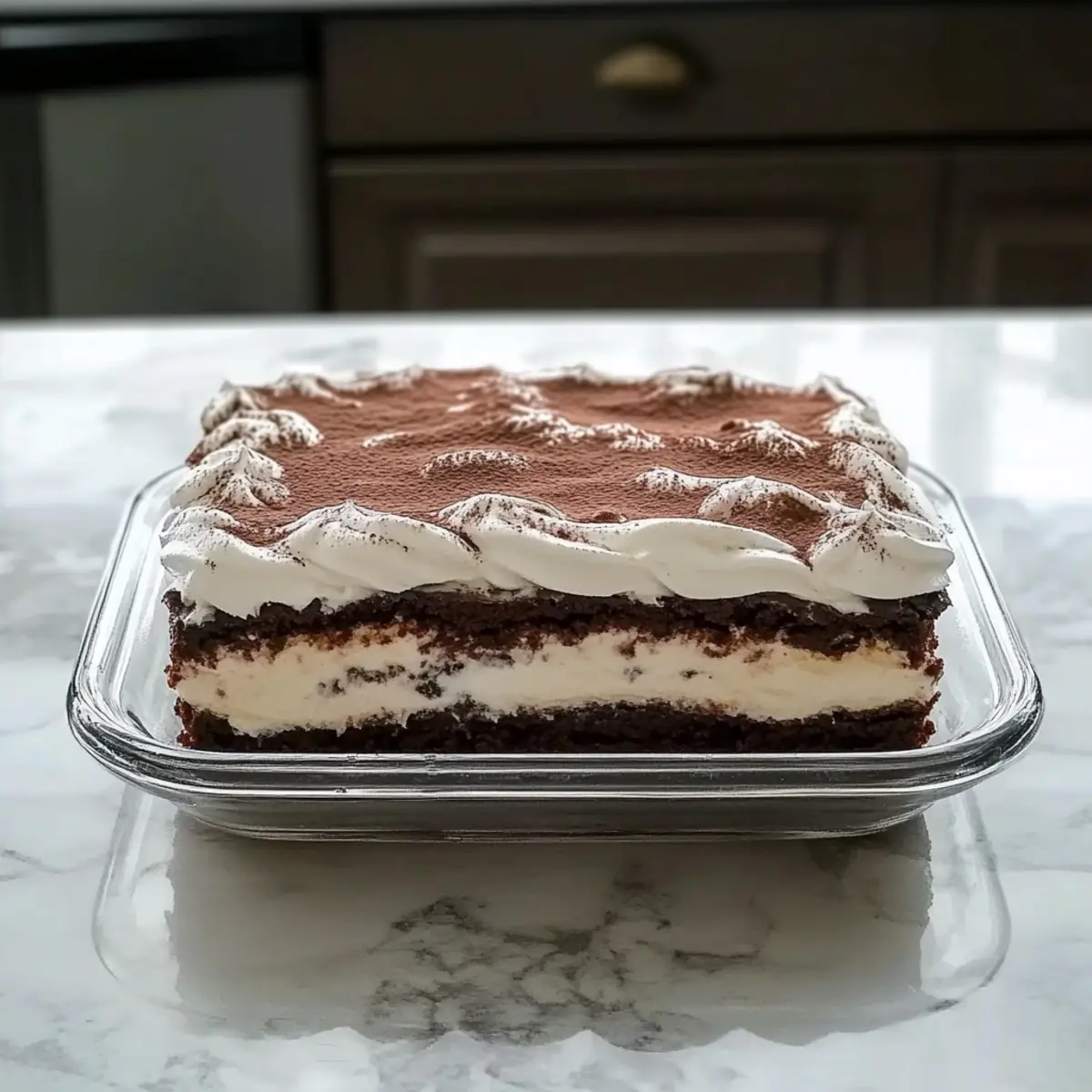 Brownie Refrigerator Cake