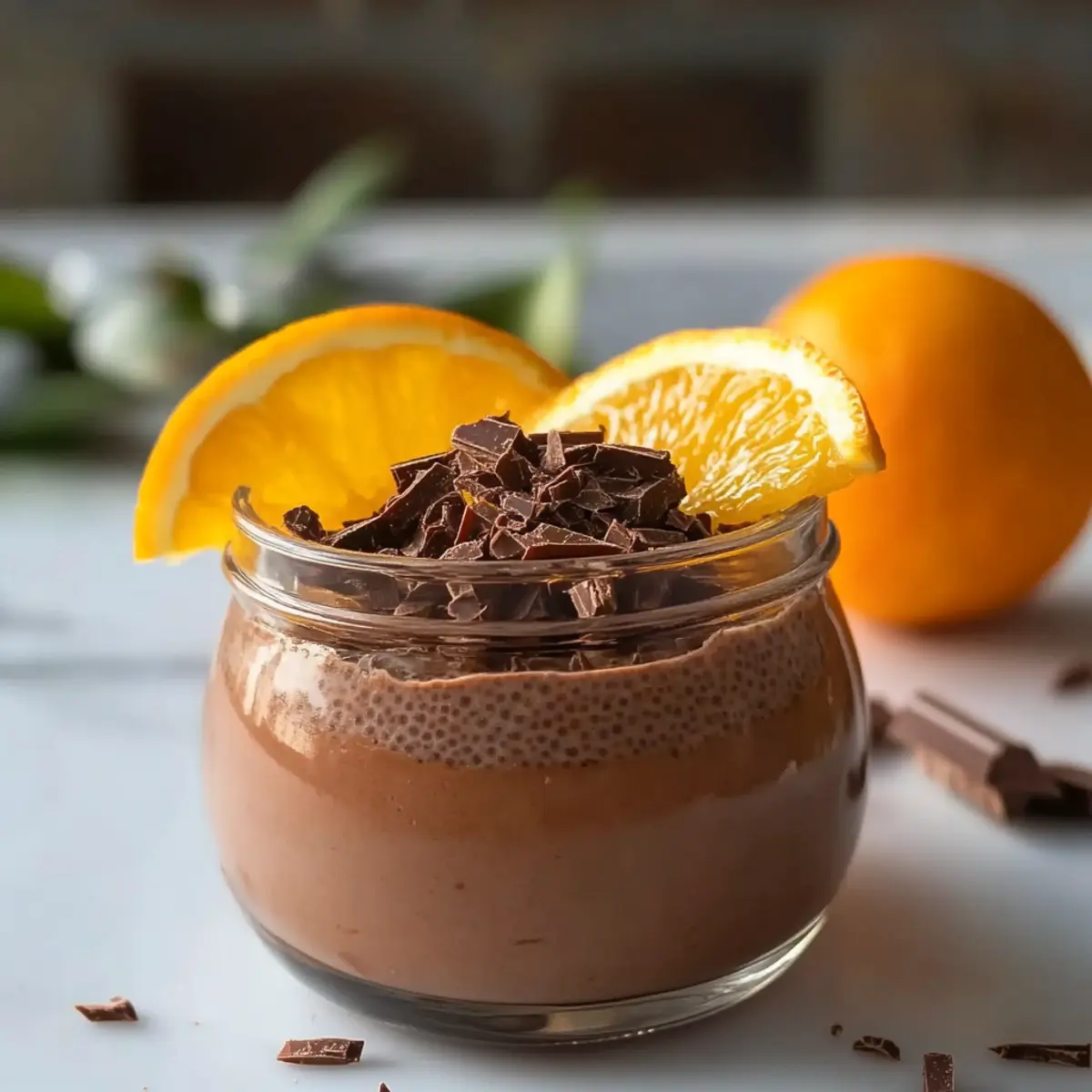 Chocolate Orange Chia Pudding