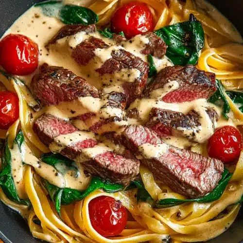 Creamy Steak Fettuccine
