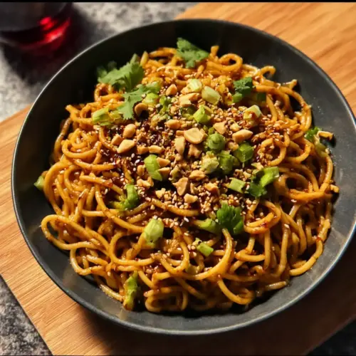 Spicy Sesame Noodles