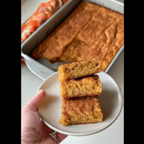 Apple Butter Snickerdoodle Bars
