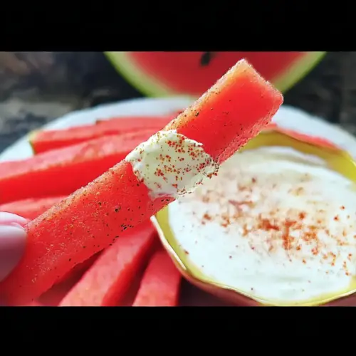 Chili Lime Watermelon Fries